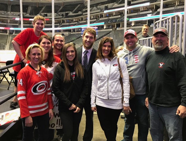 Jaccob Slavin With His Family