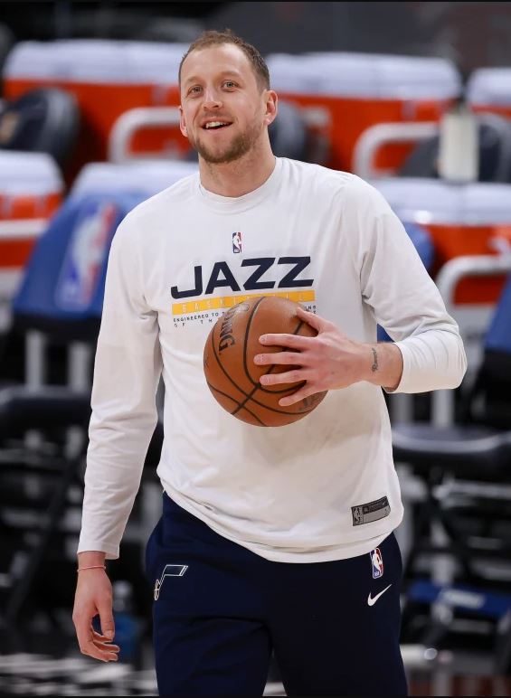 Joe Ingles With Utah Jazz Where He Played From 2014 To 2022