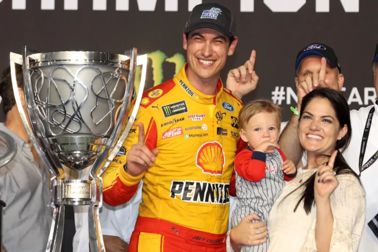 Joey Logano With His Family