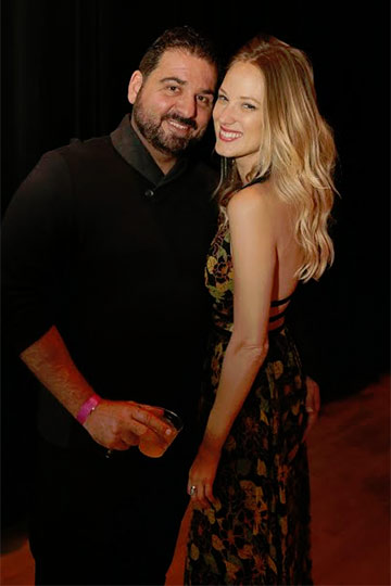 Le Batard with his wife, Valerie