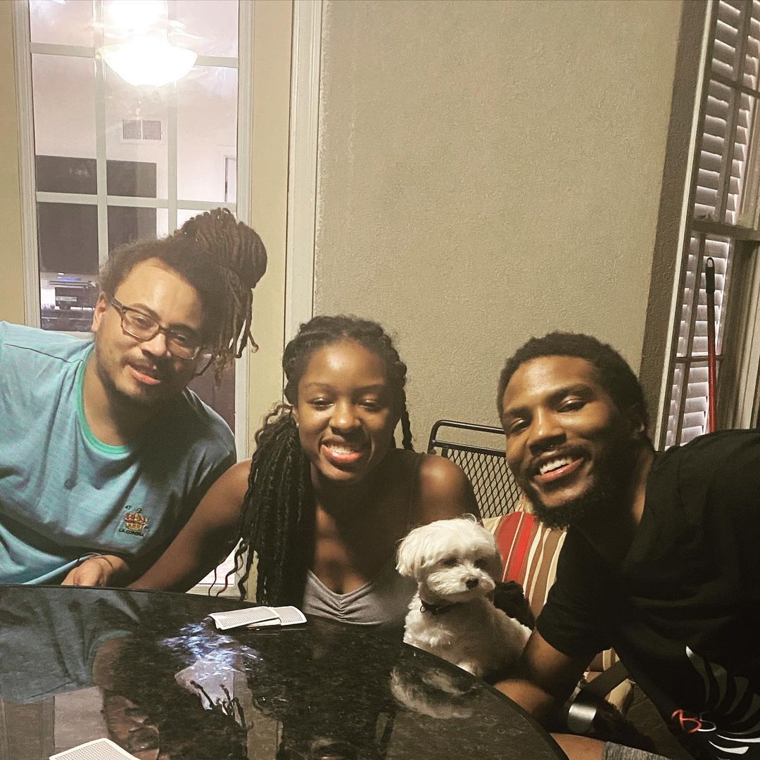 Malik Beasley With His Brother & Sister