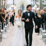 Mallory Swampson and Dansby Swanson on their wedding day (Source – people)