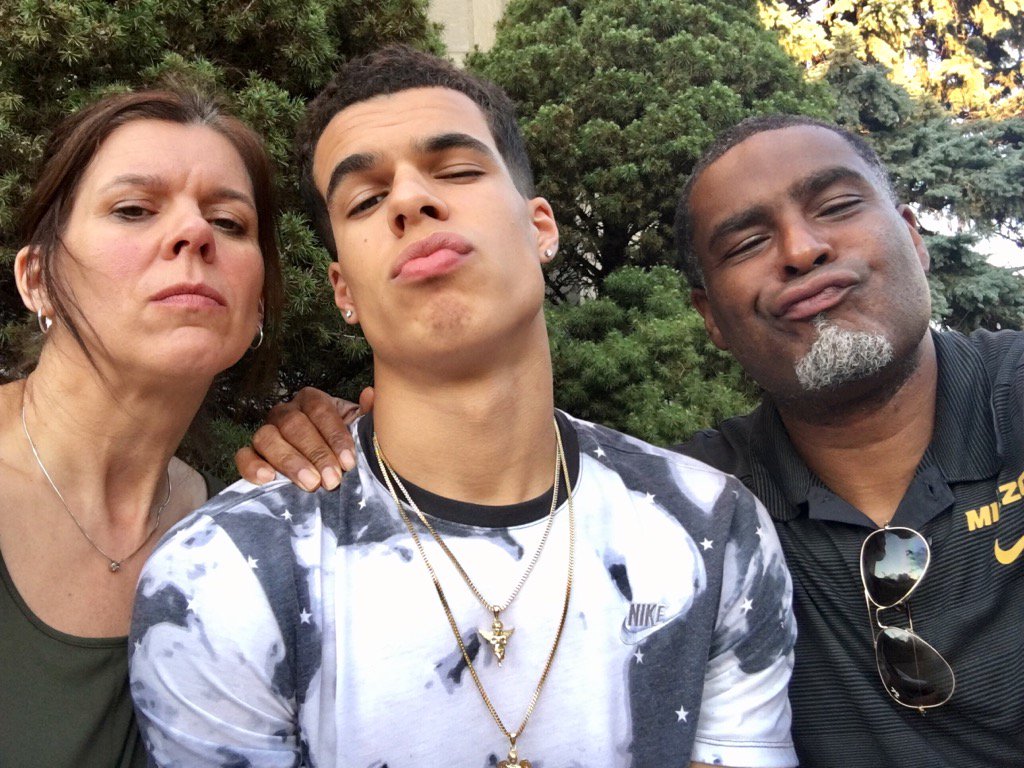 Michael Porter Jr With His Parents