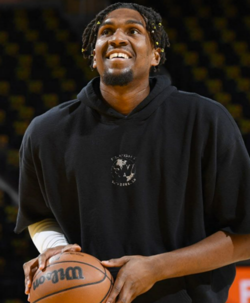 Kevon Looney With His New Long Hairstyle