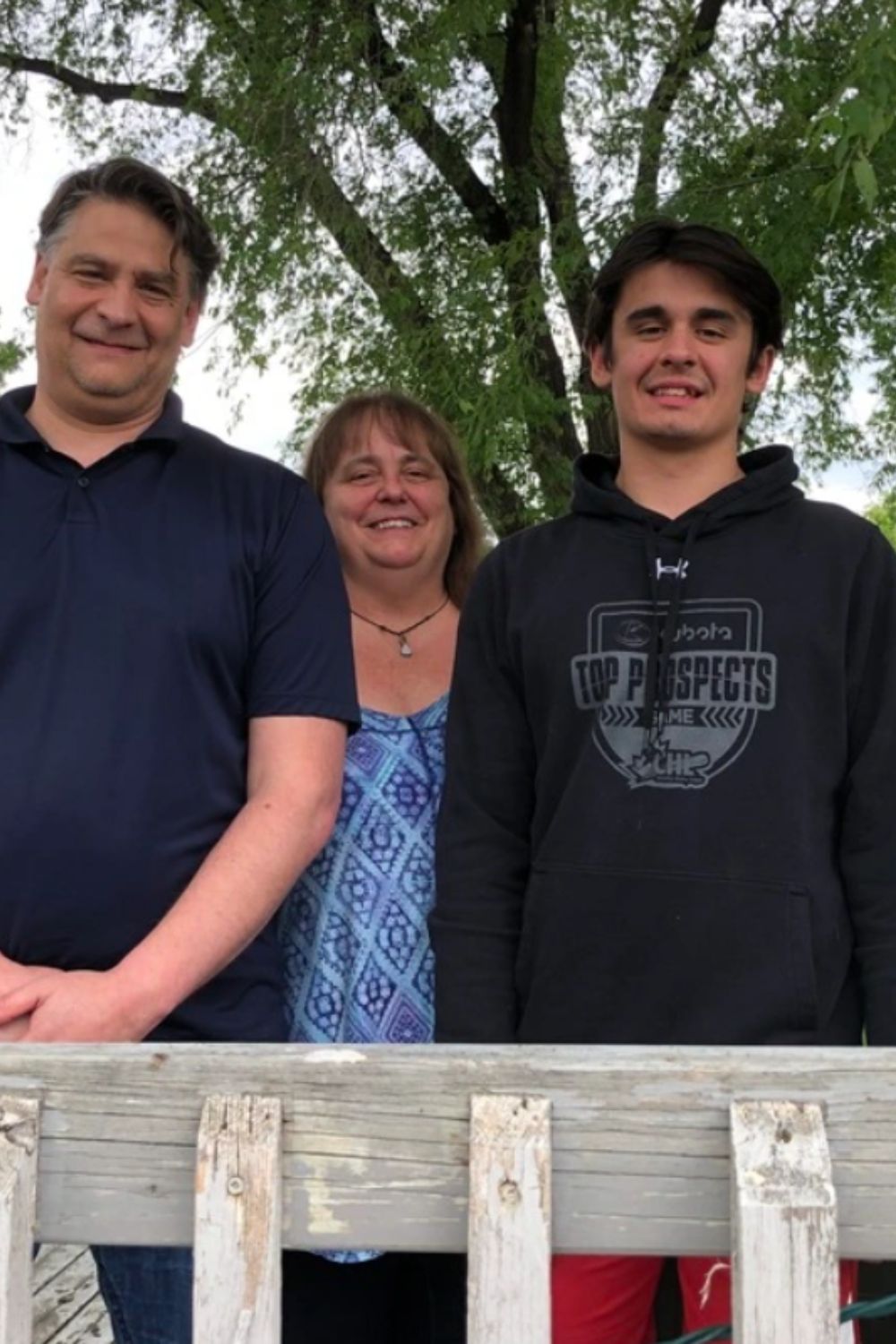 Seth Jarvis With His Father Ray & Mother Tracey