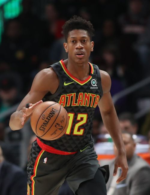 The Hawks' Small Forward De'Andre Hunter