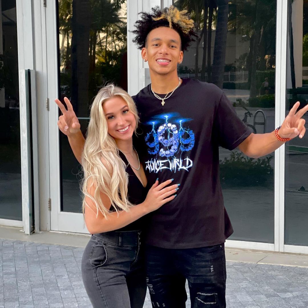 Tre Mann With His Fiance, Elissa Desantis