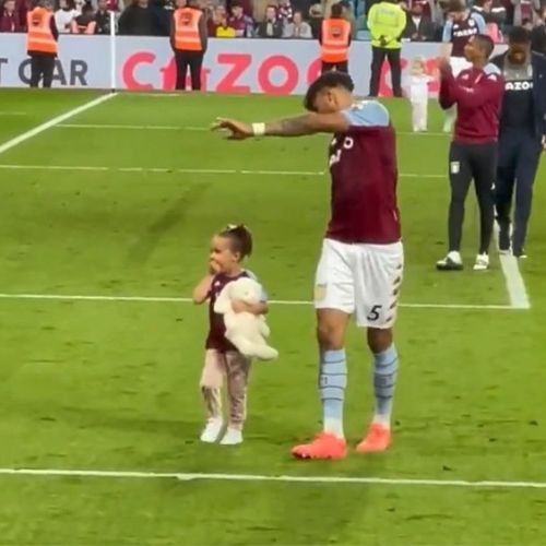 Tyrone Mings And His Daughter