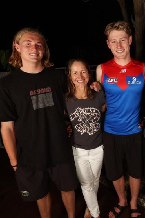 Rooyen With His Mother and Brother