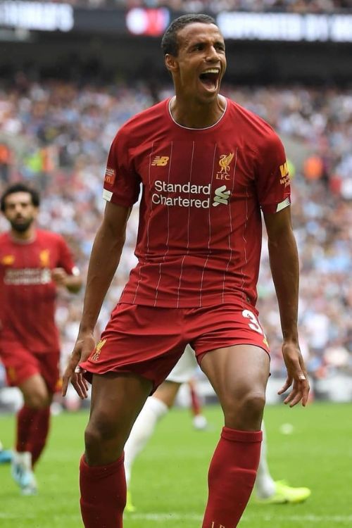 Joel Matip Celebrating