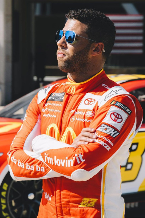 Bubba Wallace In His Racing Suit