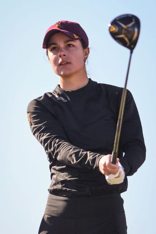 Breyana Pictured While Playing Golf For The Arizona State University Earlier This Year In February 