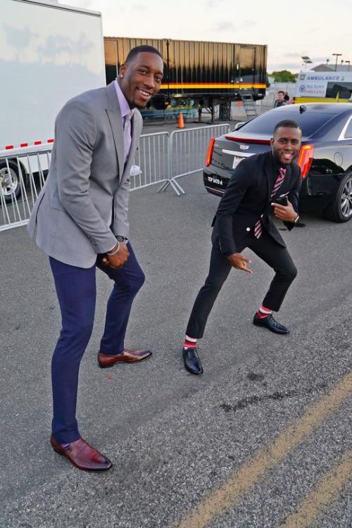 Bam Adebayo And Jabari Ashe Pictured Together During An Event In 2018