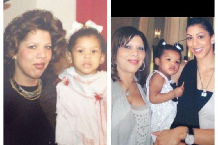 Candace Parker Shares A Couple Of Throwback Picture With Her Mom Sara Parker