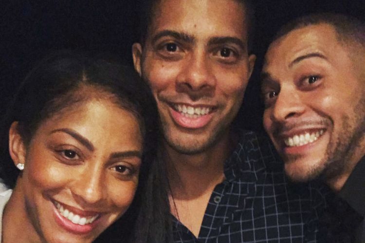 Candace Parker Pictured With Both Of Her Brothers 