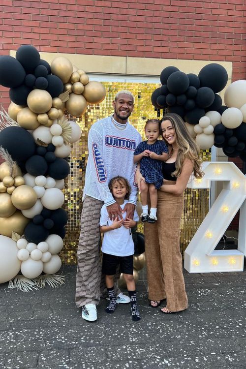 Joelinton Celebrates Turning 26 With Wife Thays And Their Two Kids