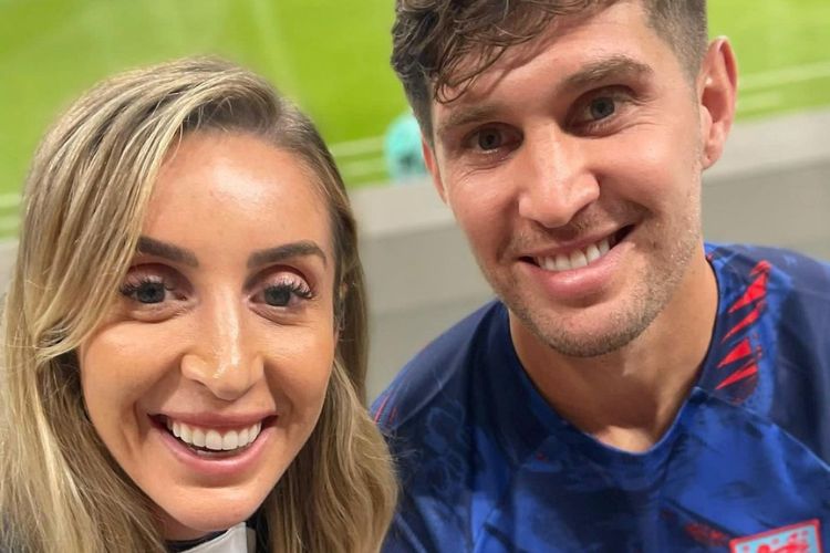 John Stones Pictured With His Sister Jenny Stones During The 2022 World Cup Tournament In Qatar
