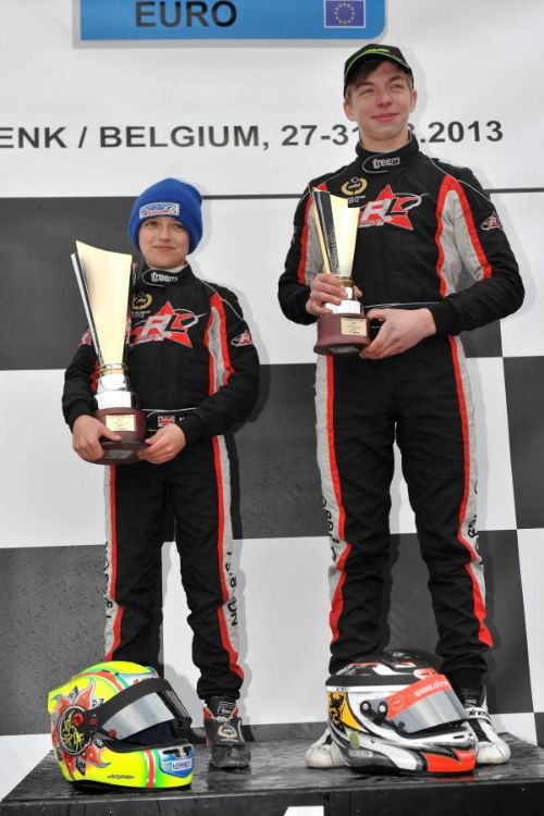 Lando Norris Pictured With His Brother Oliver In 2014