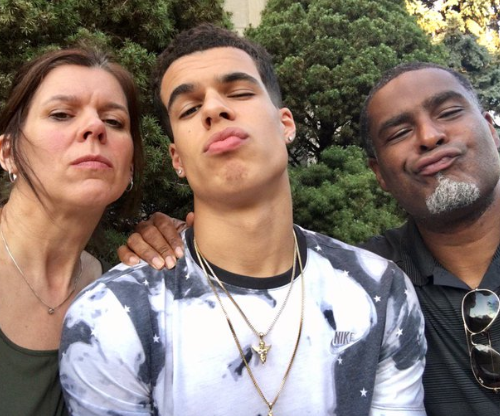 Michael Porter Jr. With His Father & Mother