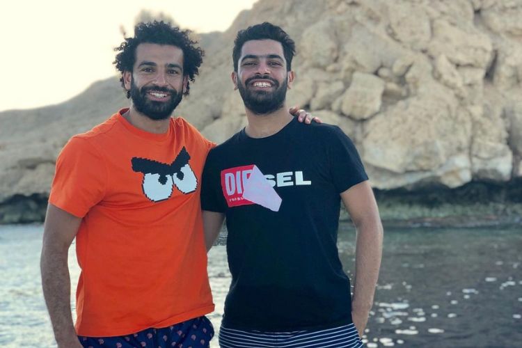 Mohamed Salah Pictured With His Brother Nasr Salah During A Trip In 2019