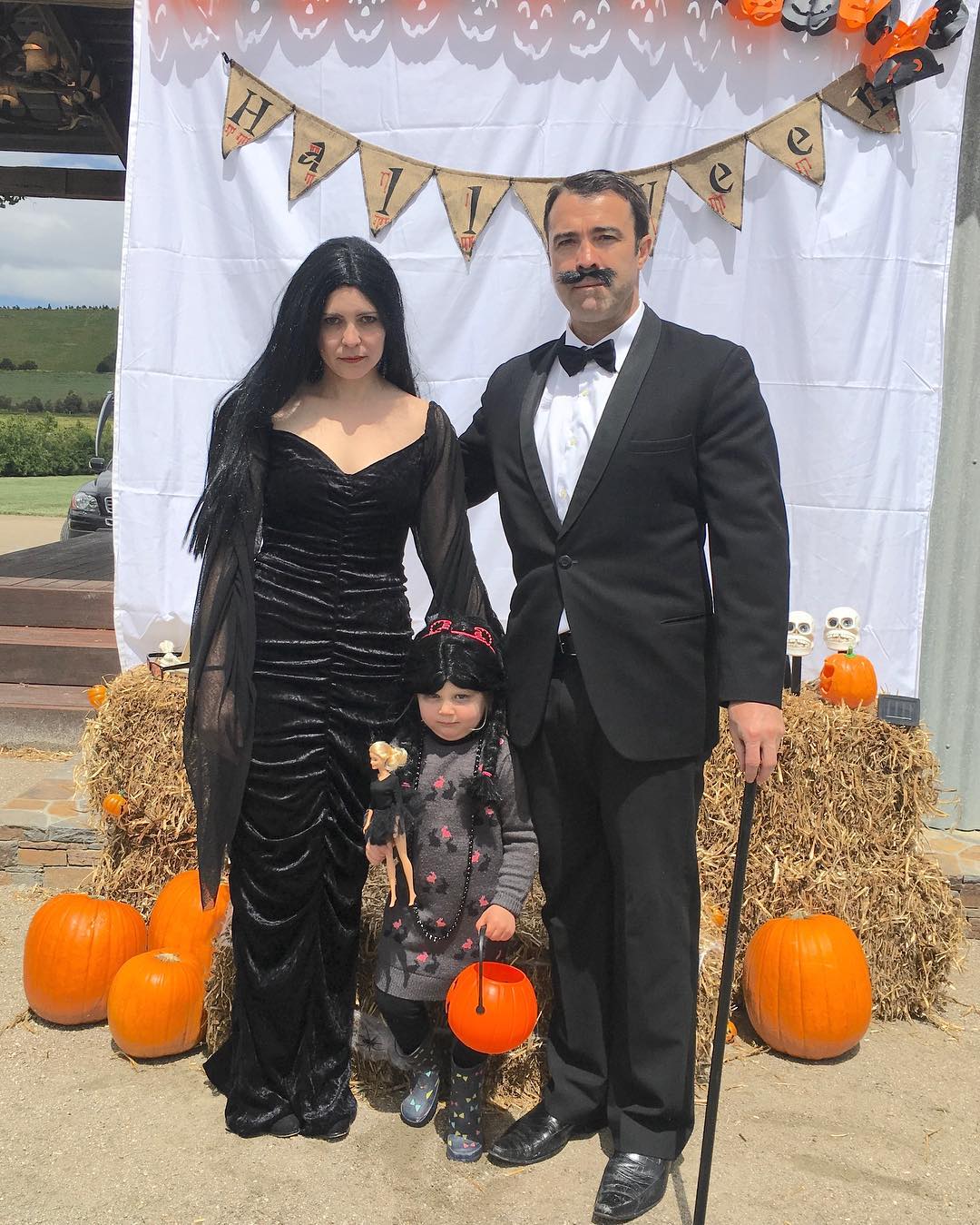 Chris And His Family Celebrating Halloween