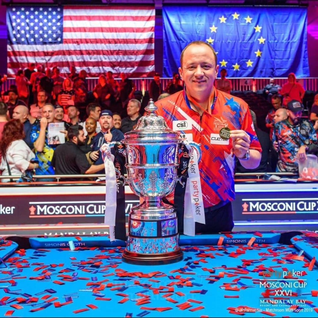 Shane Van Boening With Mosconi Cup