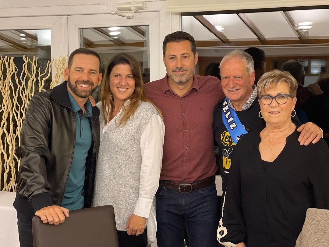 Sergio Garcia With His Family