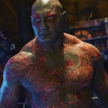 Dave In His Character Drax 