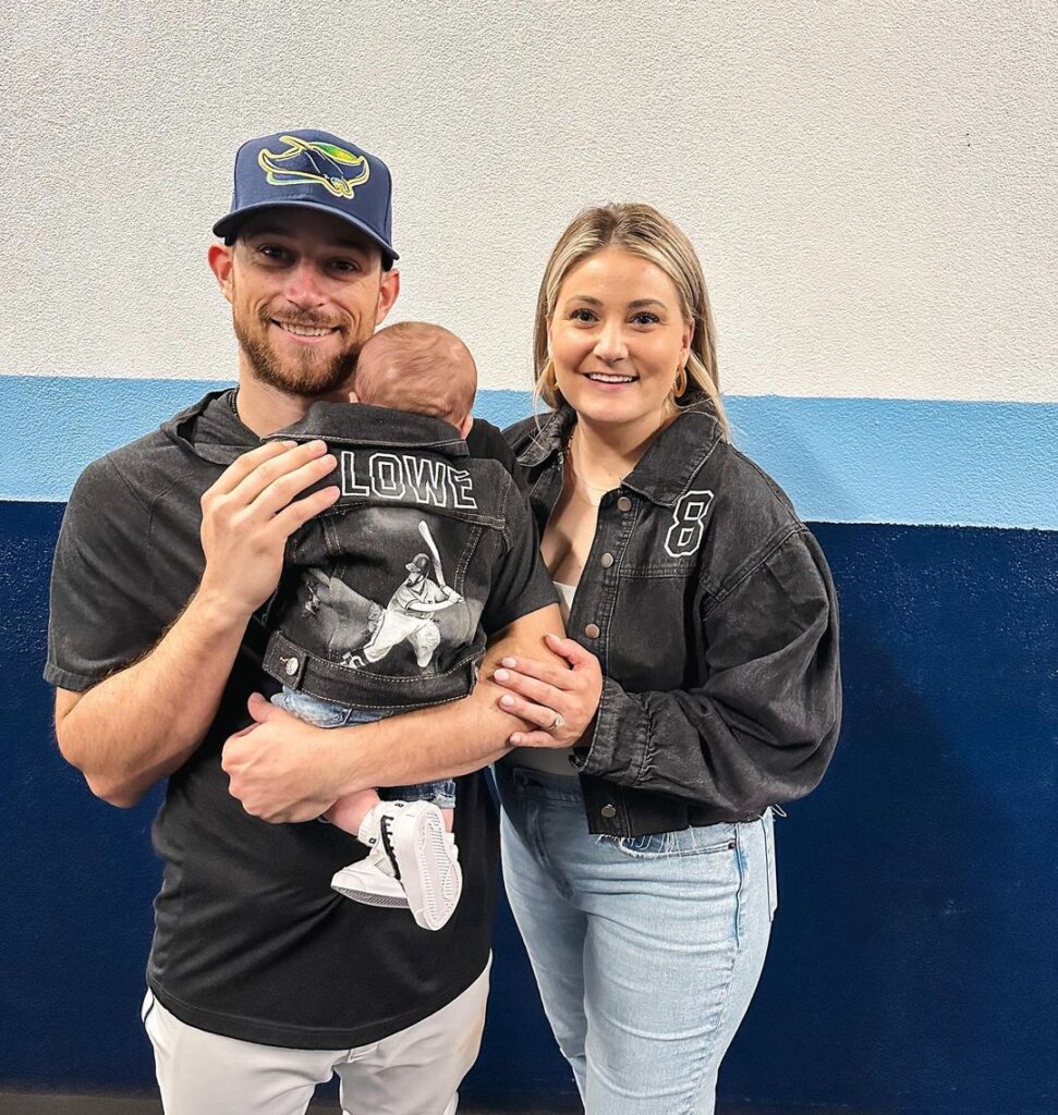 Brandon Lowe's Wife And Son