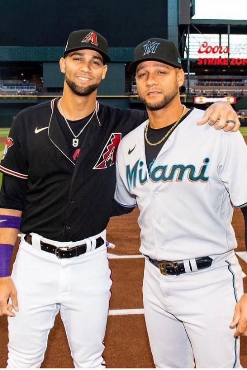 Yuli Gurriel With His Younger Brother Lourdes Gurriel Jr.