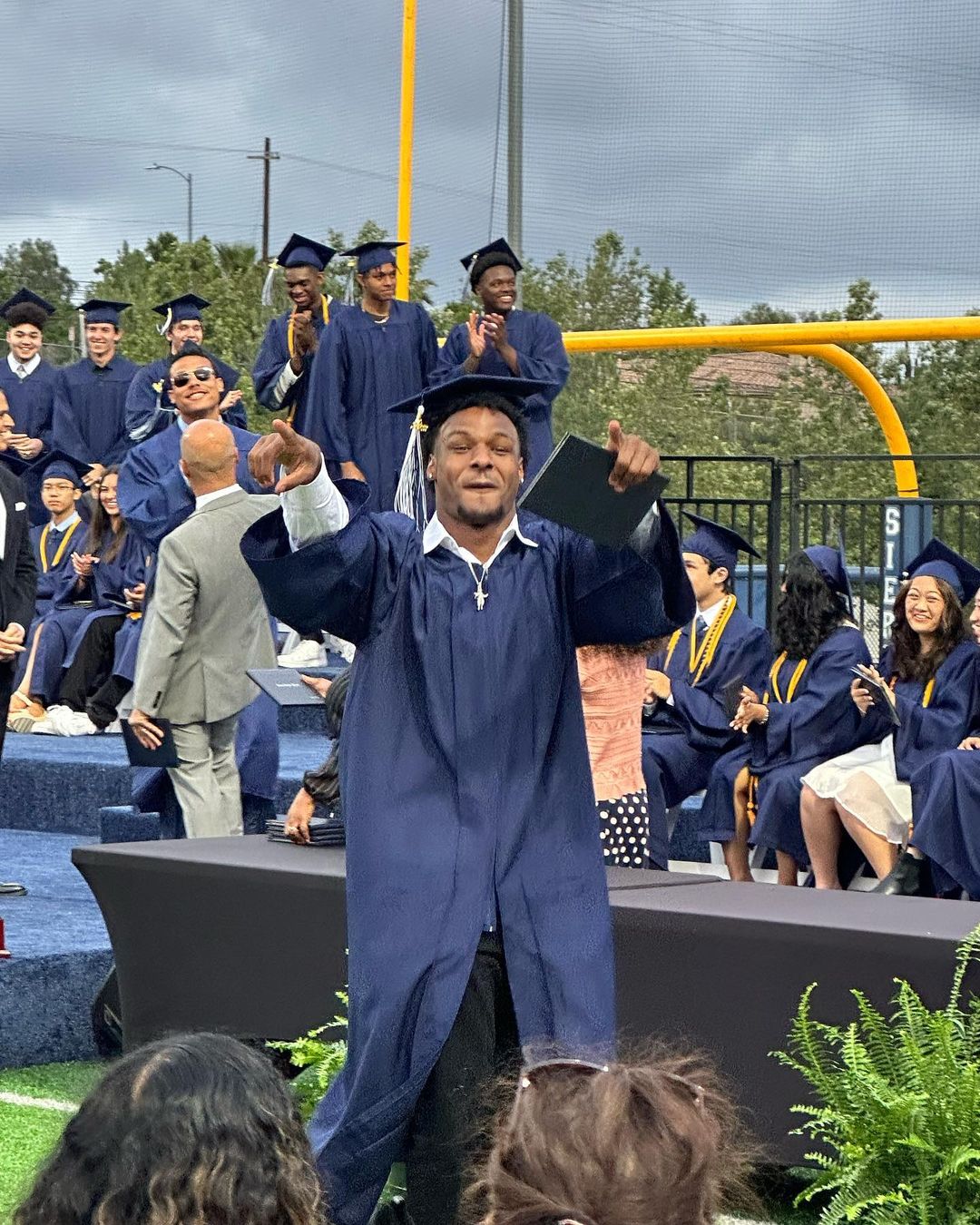 Bronny At His Graduation 