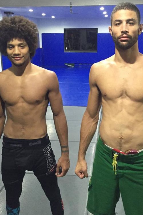 Alex Caceres With His Brother Jose Caceres