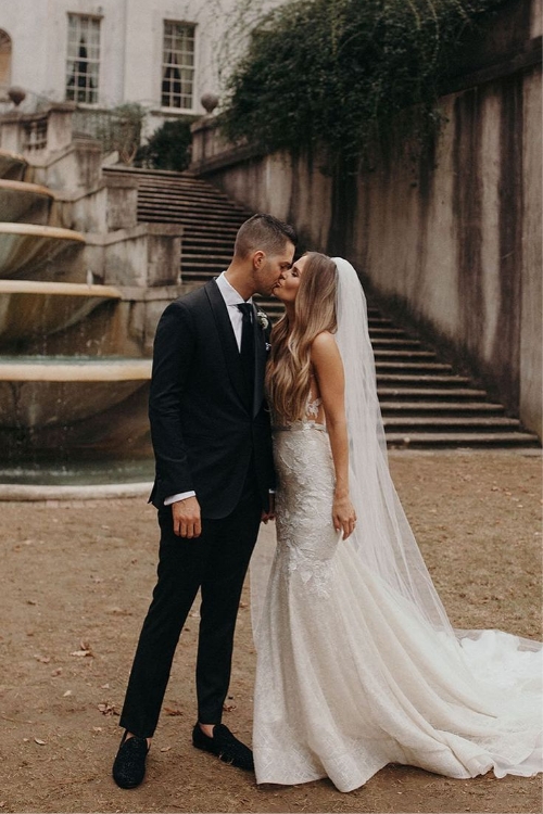 Alex and Suzanna Share A Moment During Their Wedding