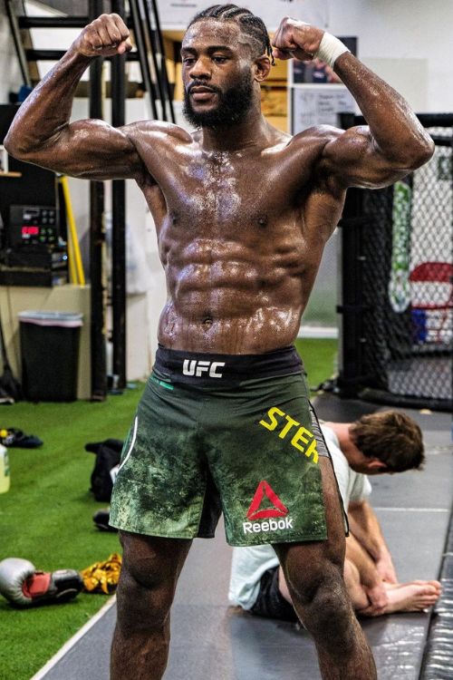 Aljamain Sterling Showing Off His Body