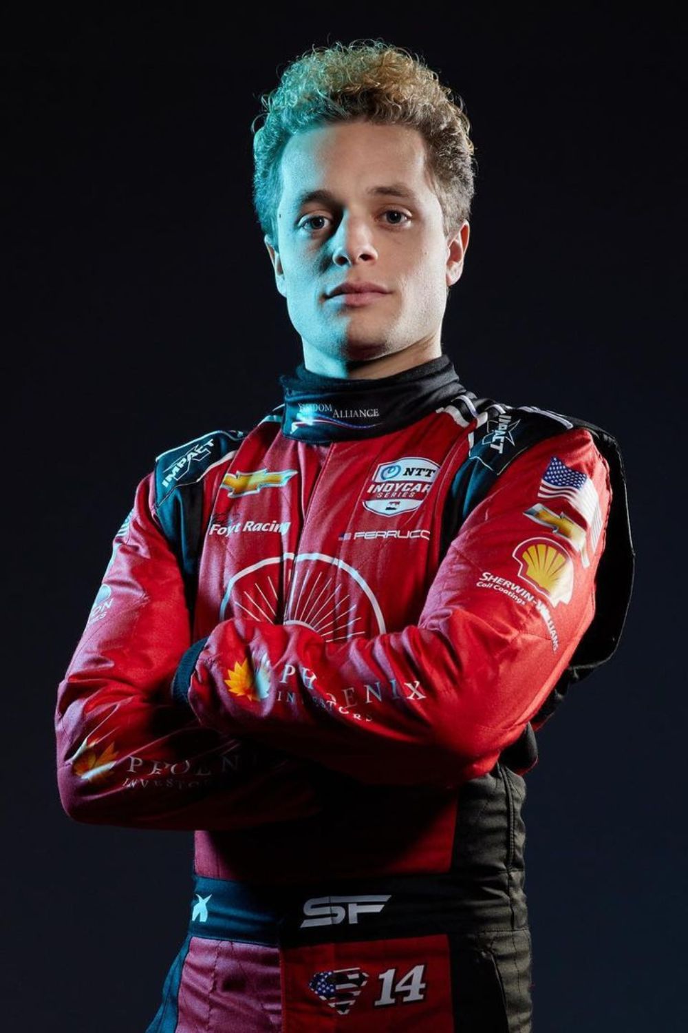 American Racing Driver Santino Ferrucci