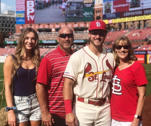 Andrew Knizner With His Family