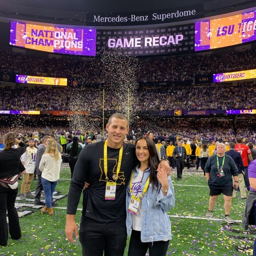 Anthony Rizzo With His Wife Emily Vakos