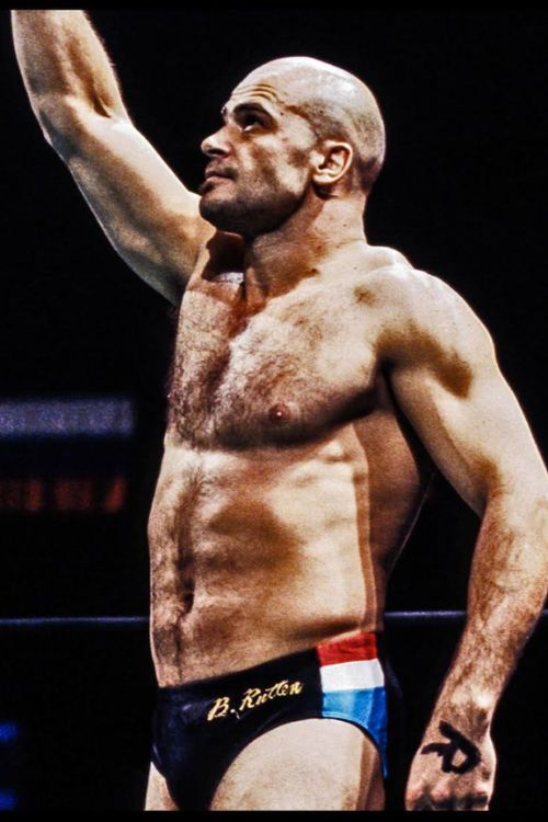 Bas Rutten During His Wrestling Days