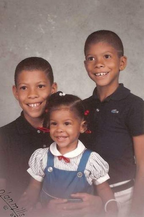 Candace Parker With Her Elder Brother Anthony And Marcus