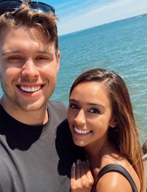 Carter Verhaeghe With His Ex-Girlfriend Mekaela