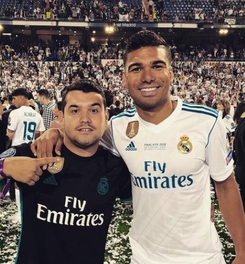 Casemiro With His Brother Lucas