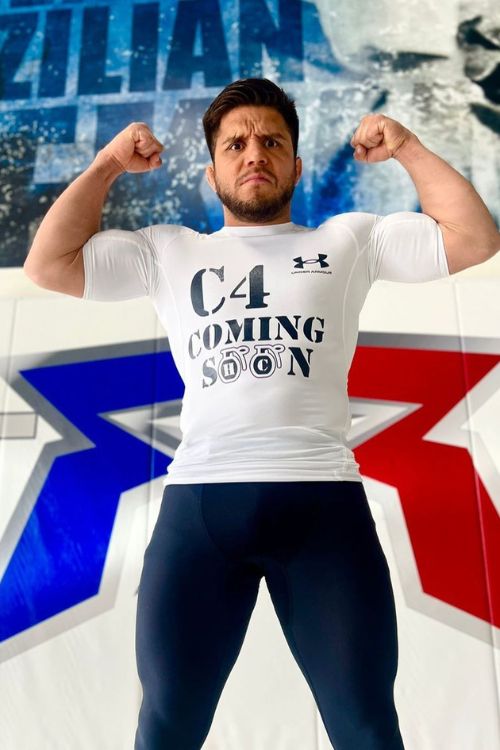 Cejudo Flexing His Muscles