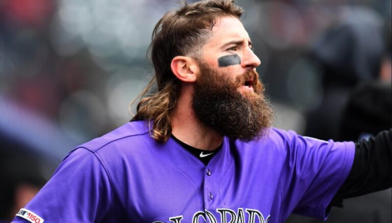 Colorado Rockies Baseball Outfielder Charles Blackmon