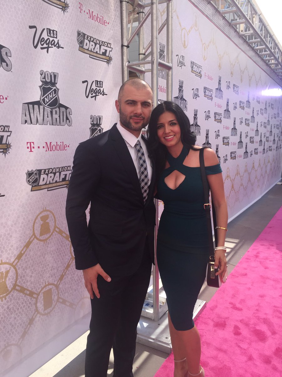 Mark Giordano With His Sister Michelle 