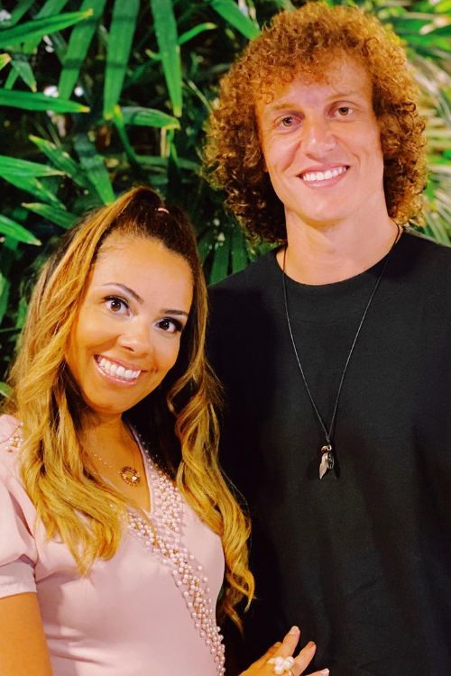 David Luiz And His Sister Isabelle Marinho