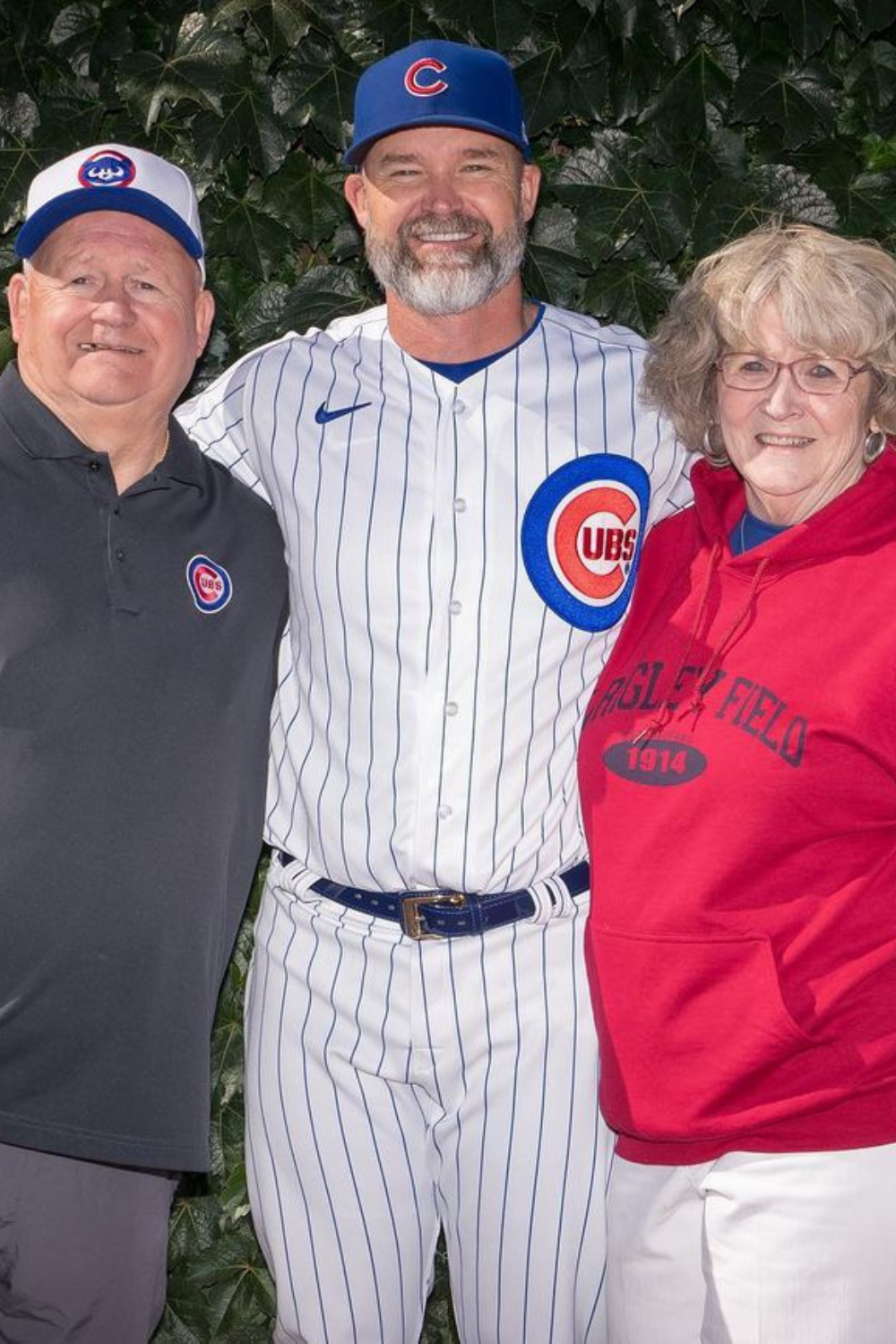 David Ross With His Parents