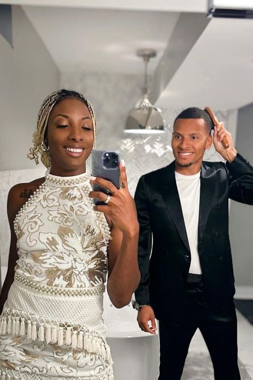 De Grasse Getting Ready To Go Out With His Wife