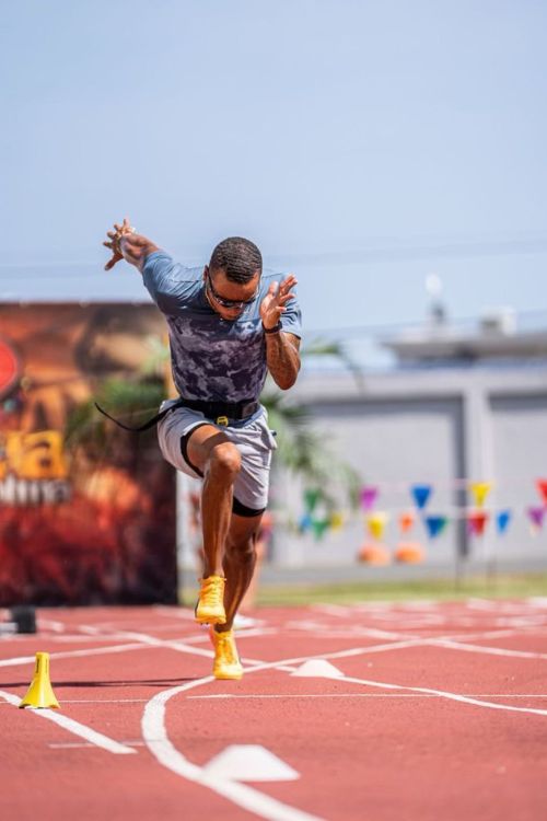 De Grasse In His Training Tracks