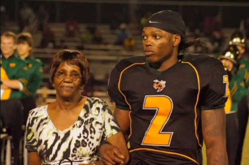 Derrick Henry With His Grandmother Gladys