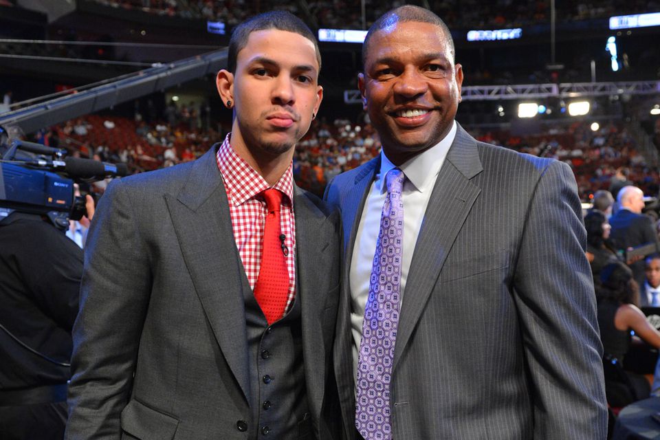 Doc Rivers With His Son 